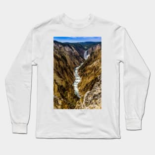 Lower Falls of Grand Canyon of Yellowstone Long Sleeve T-Shirt